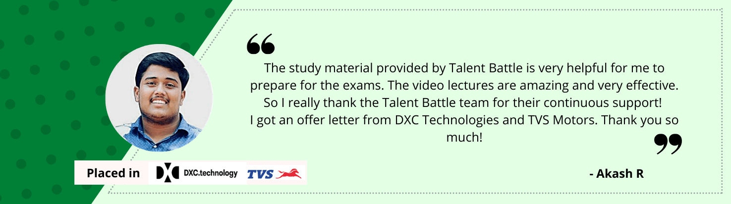 Dxc free mock test picture